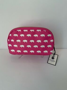 NWT Clementine and Jane Pink Pig Cosmetic Bag